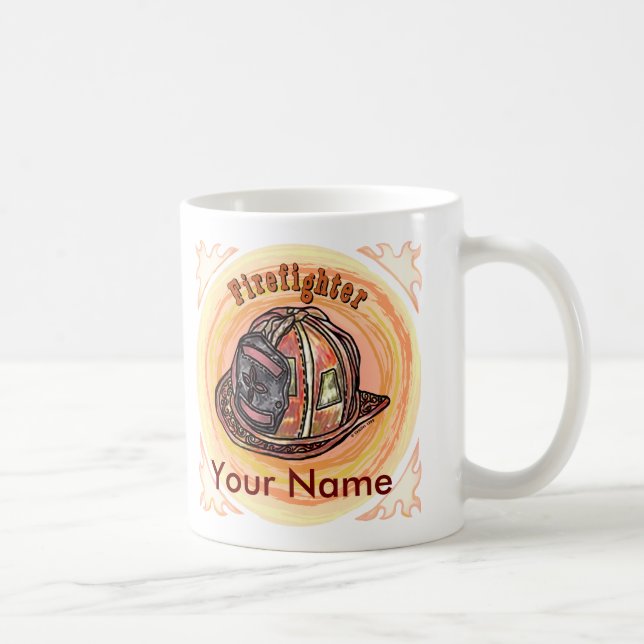 Café Taza de casco de bombero (Derecha)