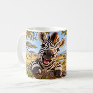 Café Taza de cebra Sé salvaje a tu manera