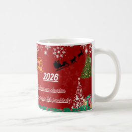 Café Taza de Celebración de Año Nuevo Feliz