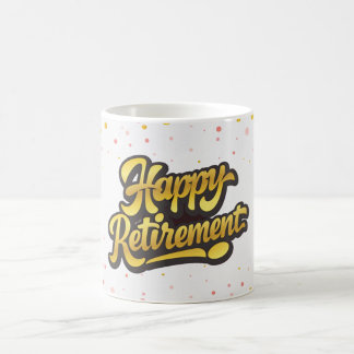 Café Taza de Celebración de Jubilación Feliz