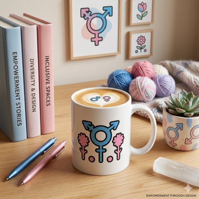 Café Taza de celebración de la flor de la orgullo (Subido por el creador)