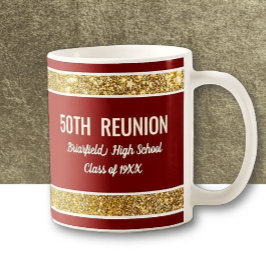 Café Taza de celebración de reunión personalizada de 50