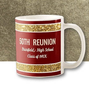 Café Taza de celebración de reunión personalizada de 50