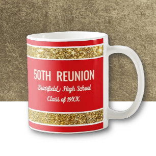 Café Taza de celebración de reunión personalizada de 50