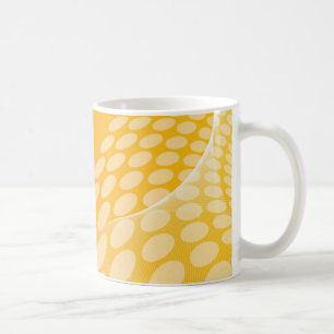 Café taza de cerámica abstracta naranja de Vectorportal