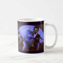 Café Taza de cerámica con el Bello Artes violeta: