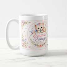 Taza de cerámica con logo de Emma Sincy