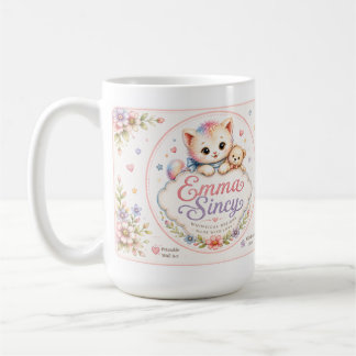 Café Taza de cerámica con logo de Emma Sincy