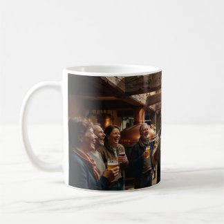 Café Taza de cerámica de cervecería belga con alegría y