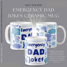 Taza de cerámica de chistes malos de emergencia pa