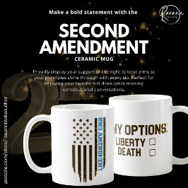 Café Taza de Cerámica de la 2ª Enmienda