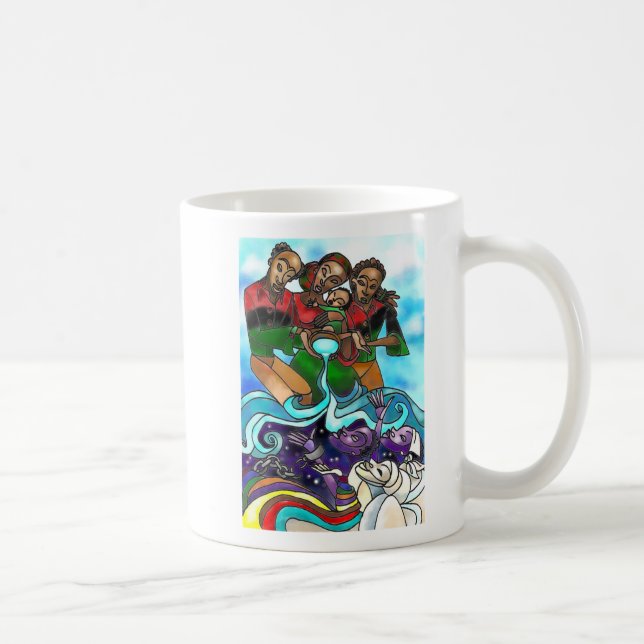 Café Taza de cerámica de la "libación" (Derecha)