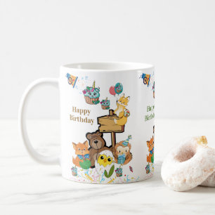 Café Taza de cerámica de zorro de osito de peluche poll