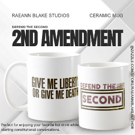 Café Taza de cerámica "Defiende la Segunda" 2ª Enmienda