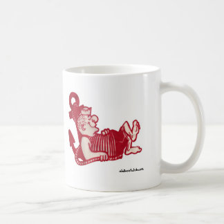 Café Taza de cerámica del marinero soñoliento