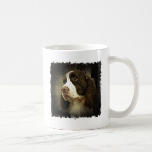 Café Taza de cerámica del perro de aguas de saltador (Derecha)