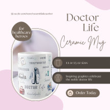 Taza de cerámica Doctor Life