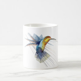 Café Taza de cerámica Elegant Hummingbird