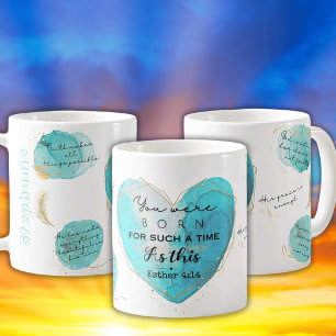 Café Taza de cerámica espiritual del versículo bíblico