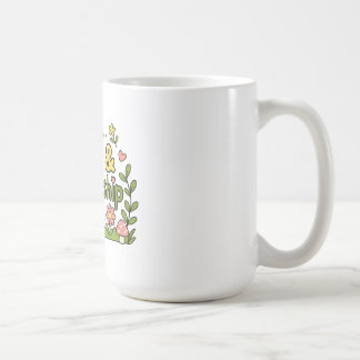 Café Taza de cerámica estética de 15 oz Love & Friends