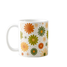 Taza de Cerámica Groovy Boho Flower Power