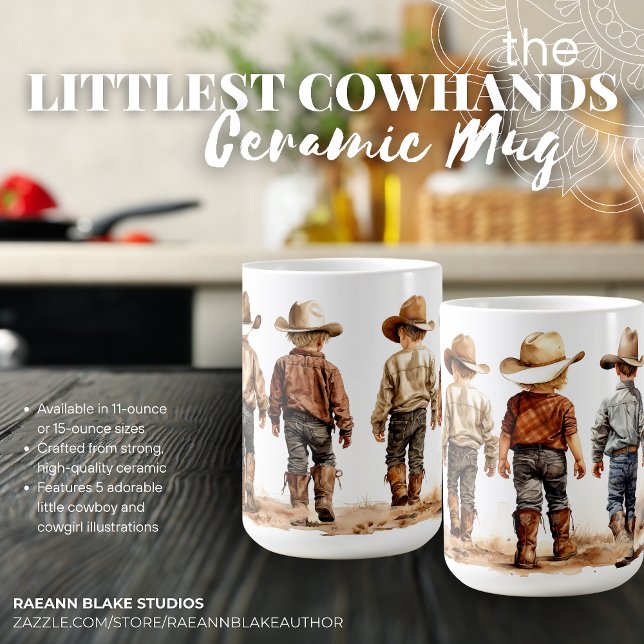 Café Taza de cerámica Littlest Cowhands (Subido por el creador)