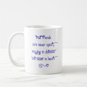 Café Taza de cerámica - Los verdaderos amigos nunca est