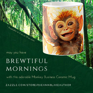 Café Taza de cerámica Monkey Business