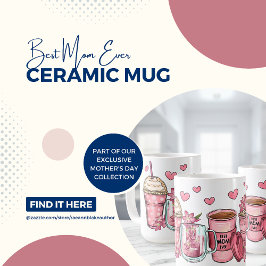 Café Taza de cerámica para el Día de la Madre 'La Mejor