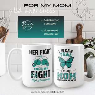 Café Taza de Cerámica para la Conciencia del TEPT para