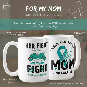 Café Taza de Cerámica para la Conciencia del TEPT para