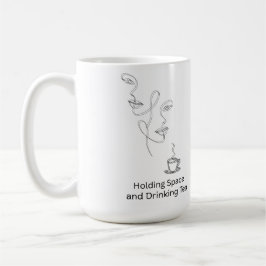 Café Taza de cerámica para terapia abstracta