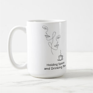 Café Taza de cerámica para terapia abstracta