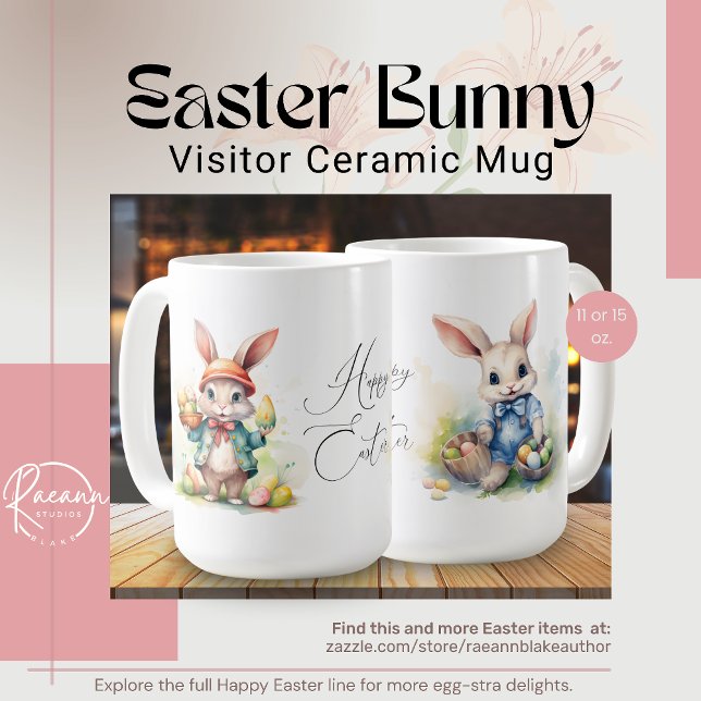 Café Taza de cerámica para visitante del conejo de Pasc (Subido por el creador)