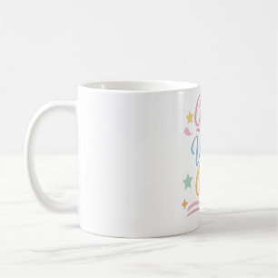 Café Taza de cerámica pastel - Solo buenas vibras