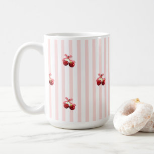 Café Taza de cereza linda