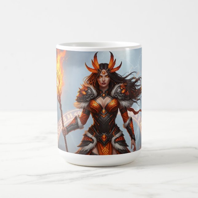 Café Taza de chamán de fuego místico (Centro)