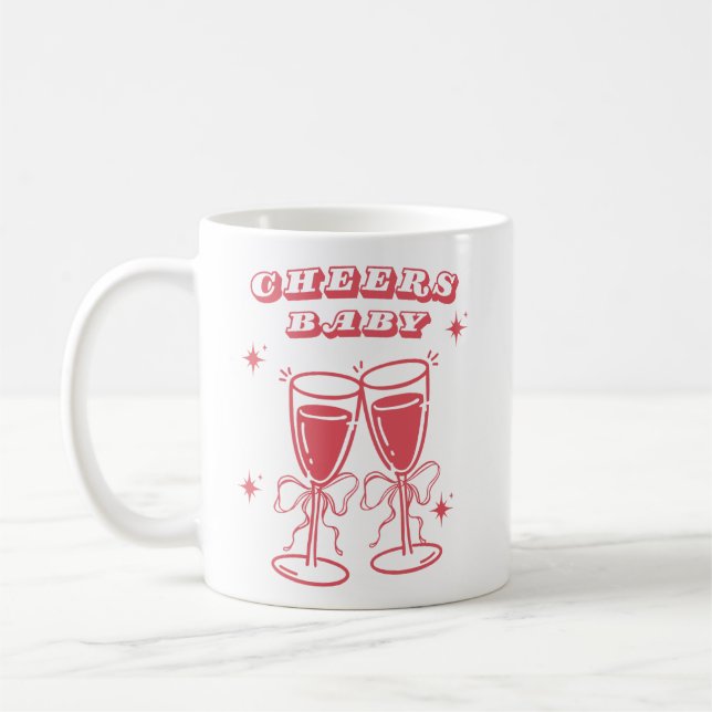 Café Taza de champán Cheers Baby (Izquierda)