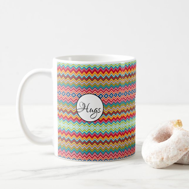 Café Taza de Chevron (Con donut)