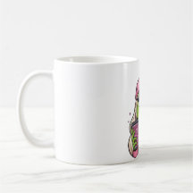 💚 Taza de Chica Feliz Grinchmas