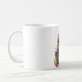 Café 💚 Taza de Chica Feliz Grinchmas