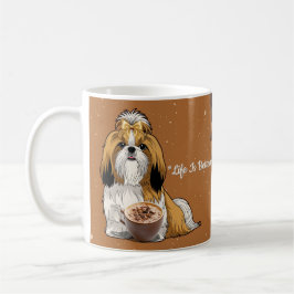 Café Taza de chocolate Shih Tzu – Perro lindo y cacao c