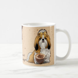 Café Taza de chocolate Shih Tzu – Perro lindo y cacao c
