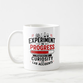 Café Taza de científico divertido para investigación de
