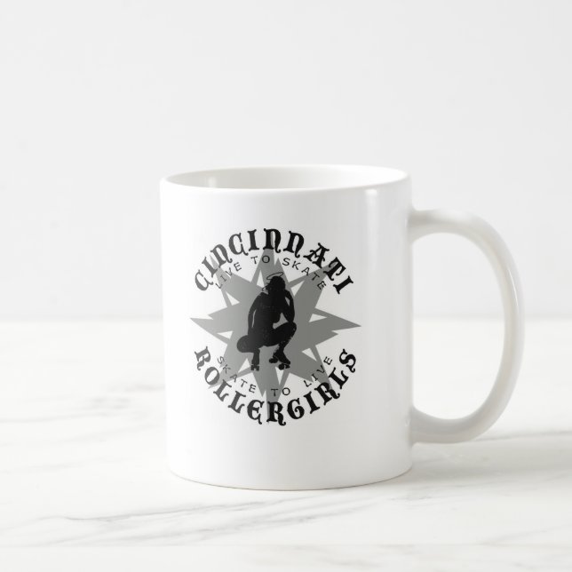 Café Taza de Cincinnati Rollergirls (Derecha)