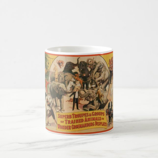 Café Taza de circo vintage (Centro)