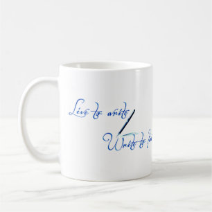 Café Taza de Cita Viva para Escribir Escribir para Vivi