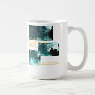 Café taza de citas oceánicas