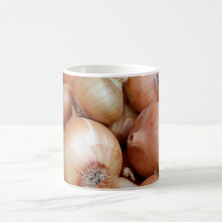 Café Taza De Cocina Con Cebolla Marrón