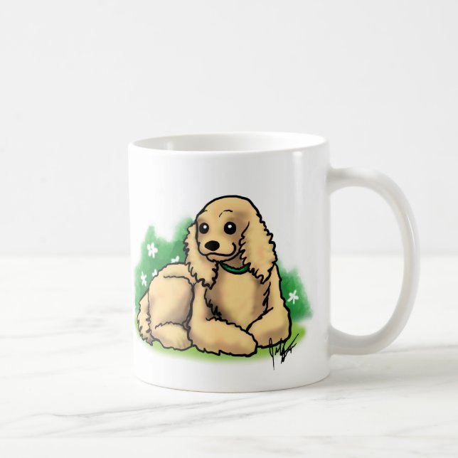Café Taza de cocker spaniel (Derecha)